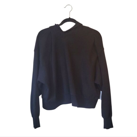 Old Navy Women's Black So Comfy Drop Shoulder Hoodie Size L NWT 2024 - Picture 1 of 6